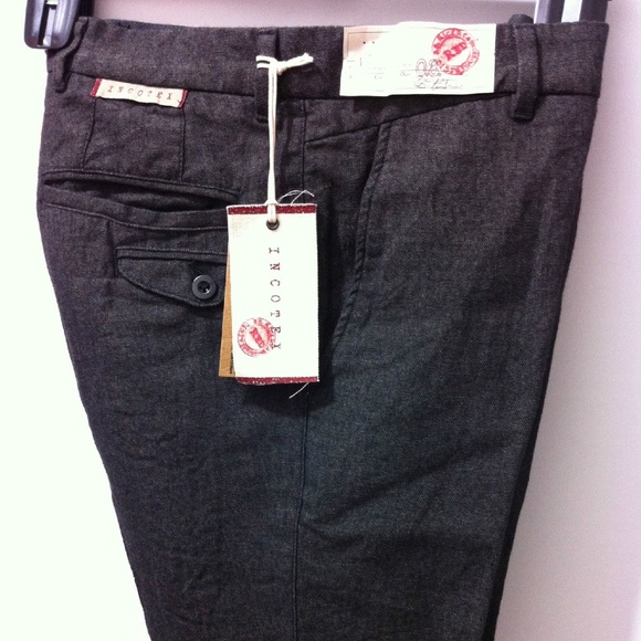 NWT$420 Incotex Italian flannel pants 26 tag - Picture 3 of 7
